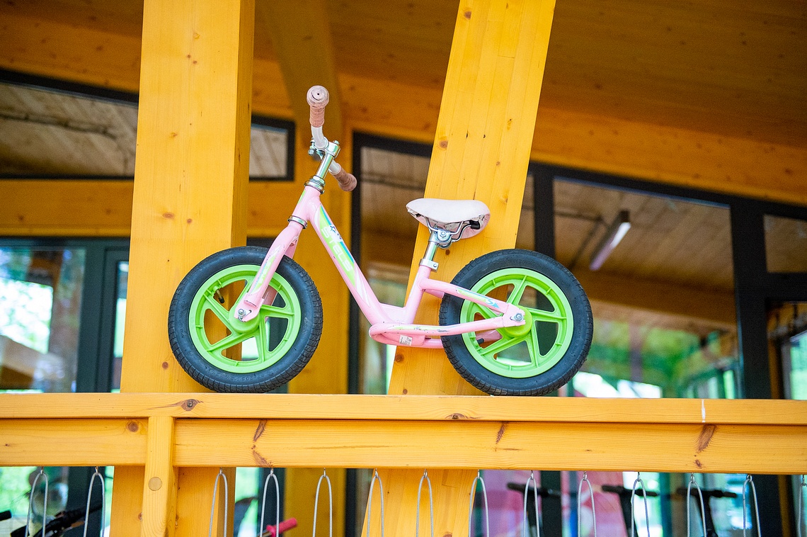 Велосипед для детей возрастом до 5-ти лет, Павильон велопроката