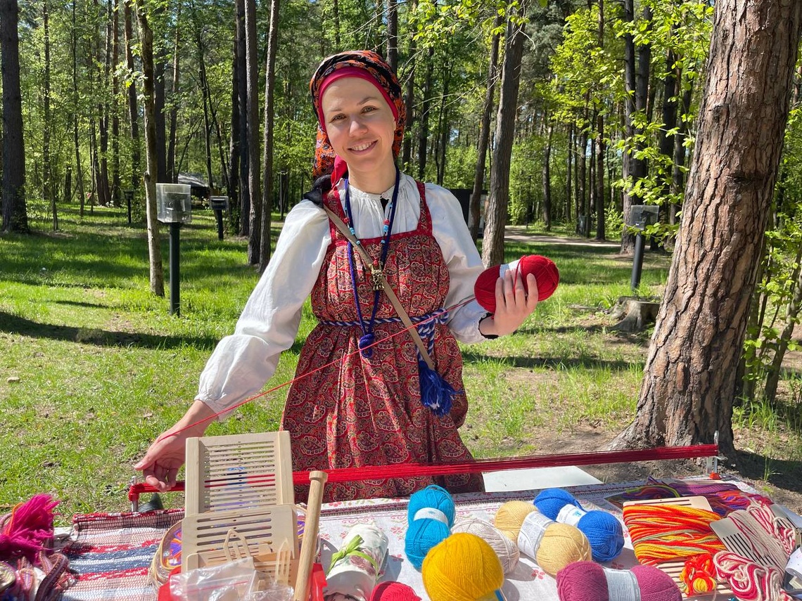 В парке «Раздолье» состоялся ежегодный открытый фольклорный фестиваль «Беседа»